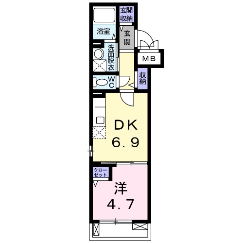 セレッソ 和 Ⅲの間取り