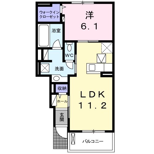 カーサベニーレBの間取り