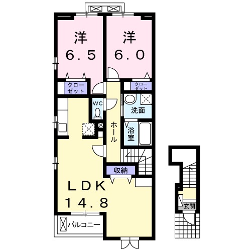 Ⅱ Auroreの間取り