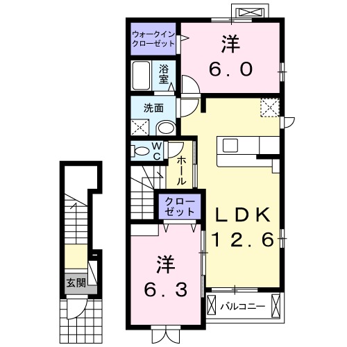 Ⅱ Auroreの間取り