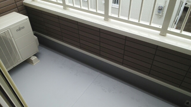 12/24 バルコニー