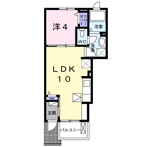 フェリス逢妻の間取り