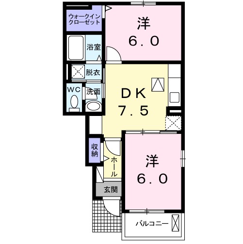 エトワールⅠの間取り