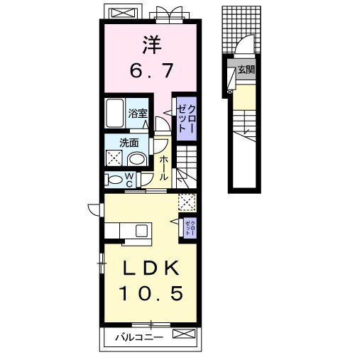 エレガンテの間取り