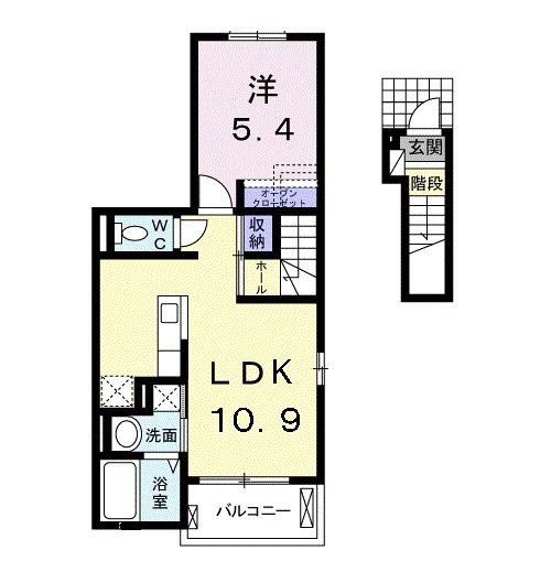 ケントクⅠの間取り