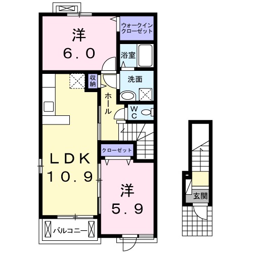 シオンⅢの間取り