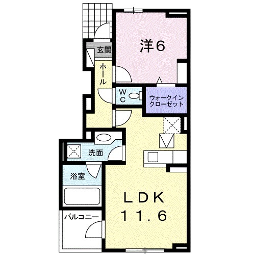 ヴァレー ルフレの間取り