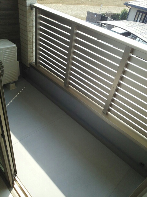 12/24 バルコニー