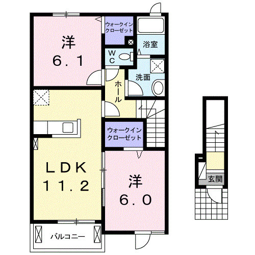 フェリースⅢの間取り