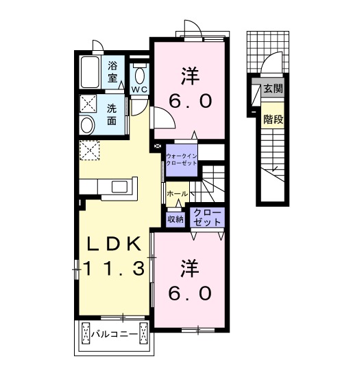 リトル ウッズⅠの間取り