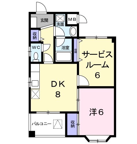 ヒルサイドビューの間取り