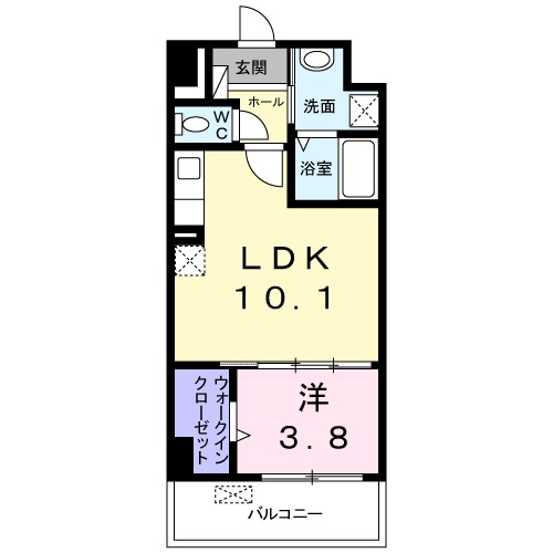 パークライフ ESAKAの間取り