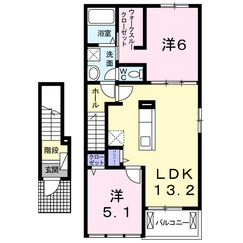 Heart House Ⅱの間取り