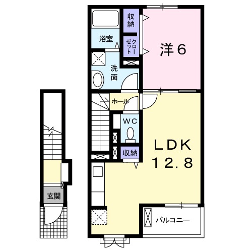 ヴィラ H,Sの間取り