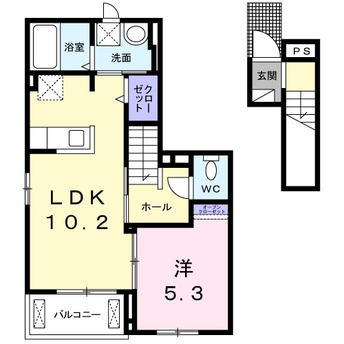 セレノカーサの間取り
