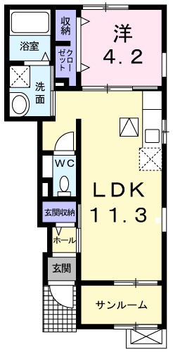 マリソルの間取り