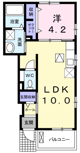 レジェンド・ヒル Gの間取り