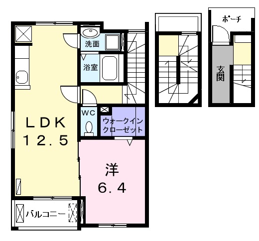 フローラルの間取り