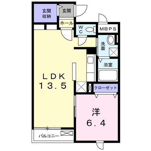 TSU・BA・KI B棟の間取り