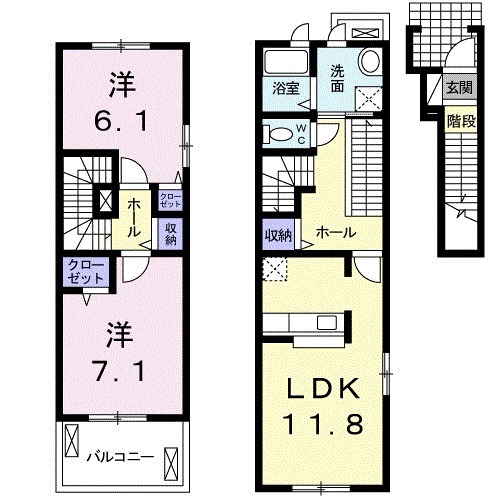 レガルシーの間取り