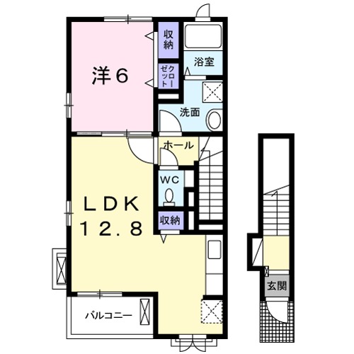 プレジールの間取り