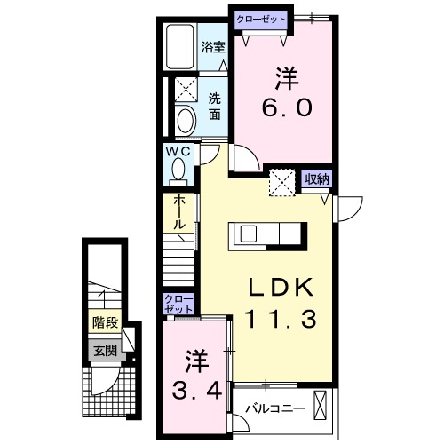 テラビスタⅢの間取り