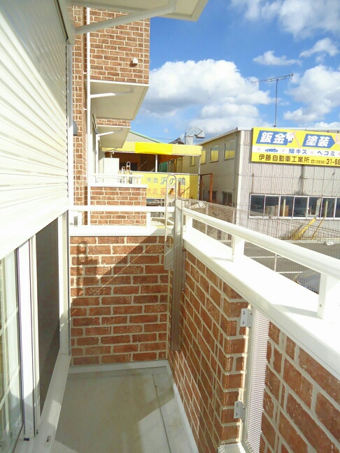 12/24 バルコニー