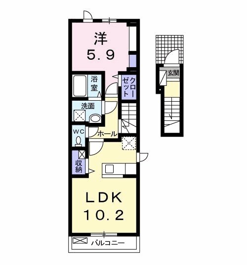 グランド ソレイユの間取り