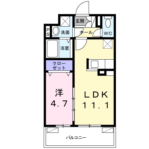 ネストージュの間取り