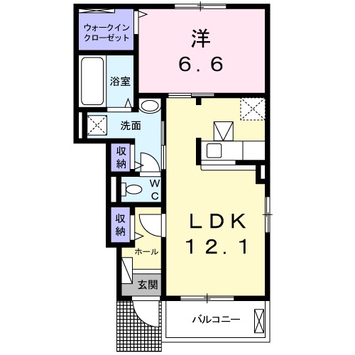 カーサ ラルゴの間取り