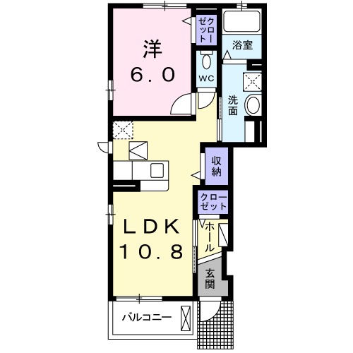 JSリヴァージュⅡの間取り
