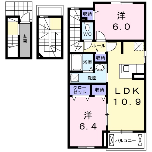 Lea Asahiの間取り