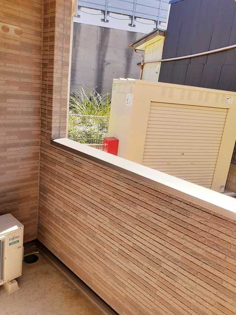 12/24 バルコニー