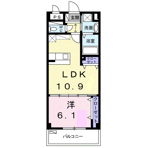 サンヒルズマンションの間取り