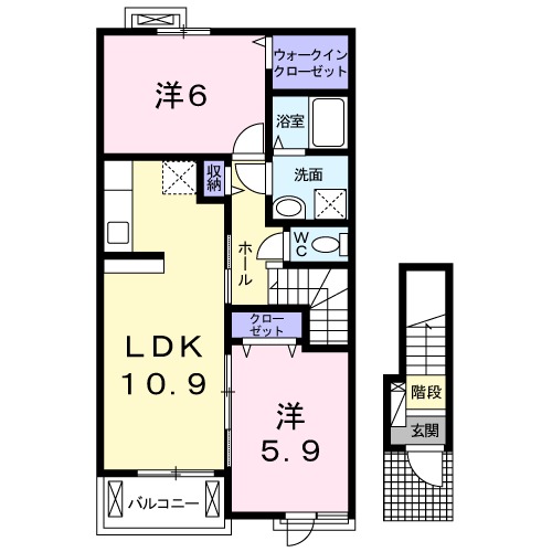 ベル ライトの間取り