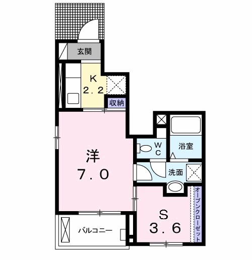 モデッサコートの間取り