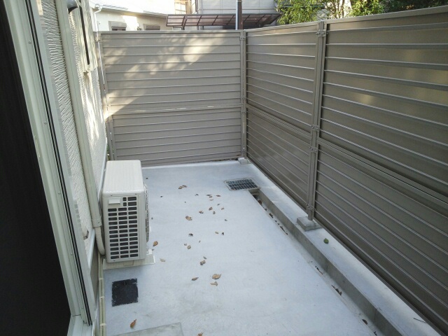 12/20 バルコニー