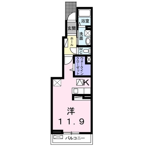 ギャラクシー鵜沼Aの間取り