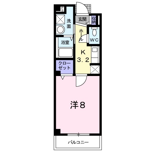 クレール エイメイの間取り