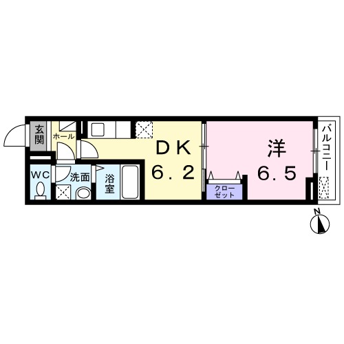 グリシーヌ2の間取り
