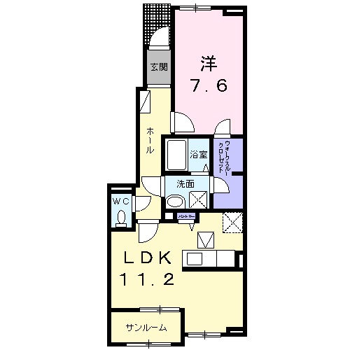 プラシード・カーサⅠの間取り