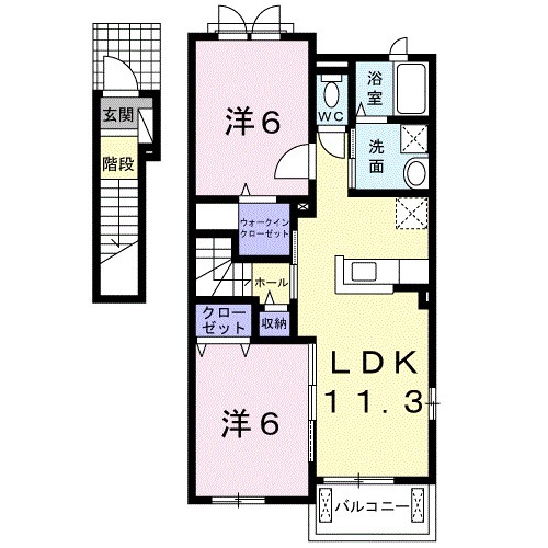 ヴァンヴェール深大寺 Ⅰの間取り