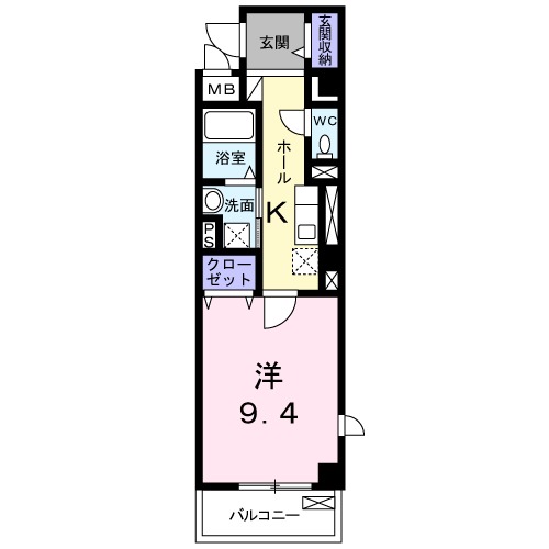 ラ ヴィータ西梅田の間取り