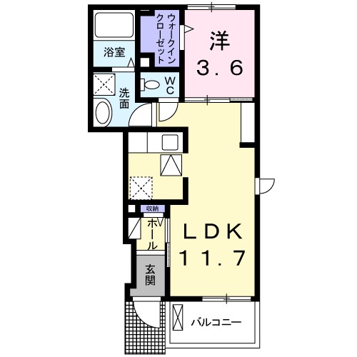 オレンジ ガーネットの間取り
