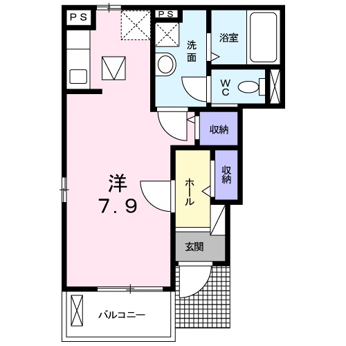エーデル綾園の間取り