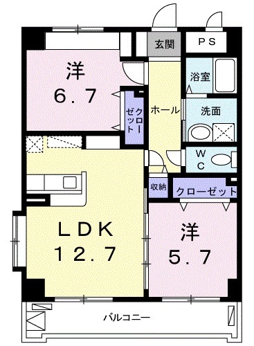サンリットヒルズY・Gの間取り