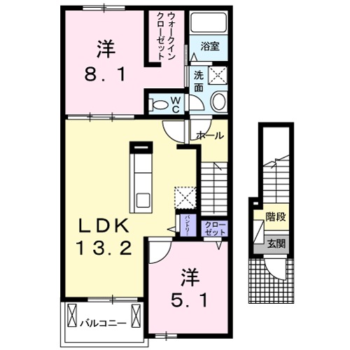ジュビアの間取り