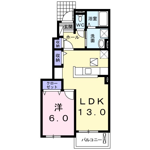 グランアンジュ1の間取り