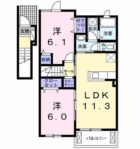 サンリット MS Ⅱの間取り