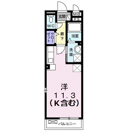 シャンティ波多江の間取り